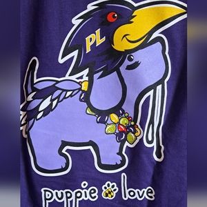 Baltimore Ravens Puppie Love t shirt, S